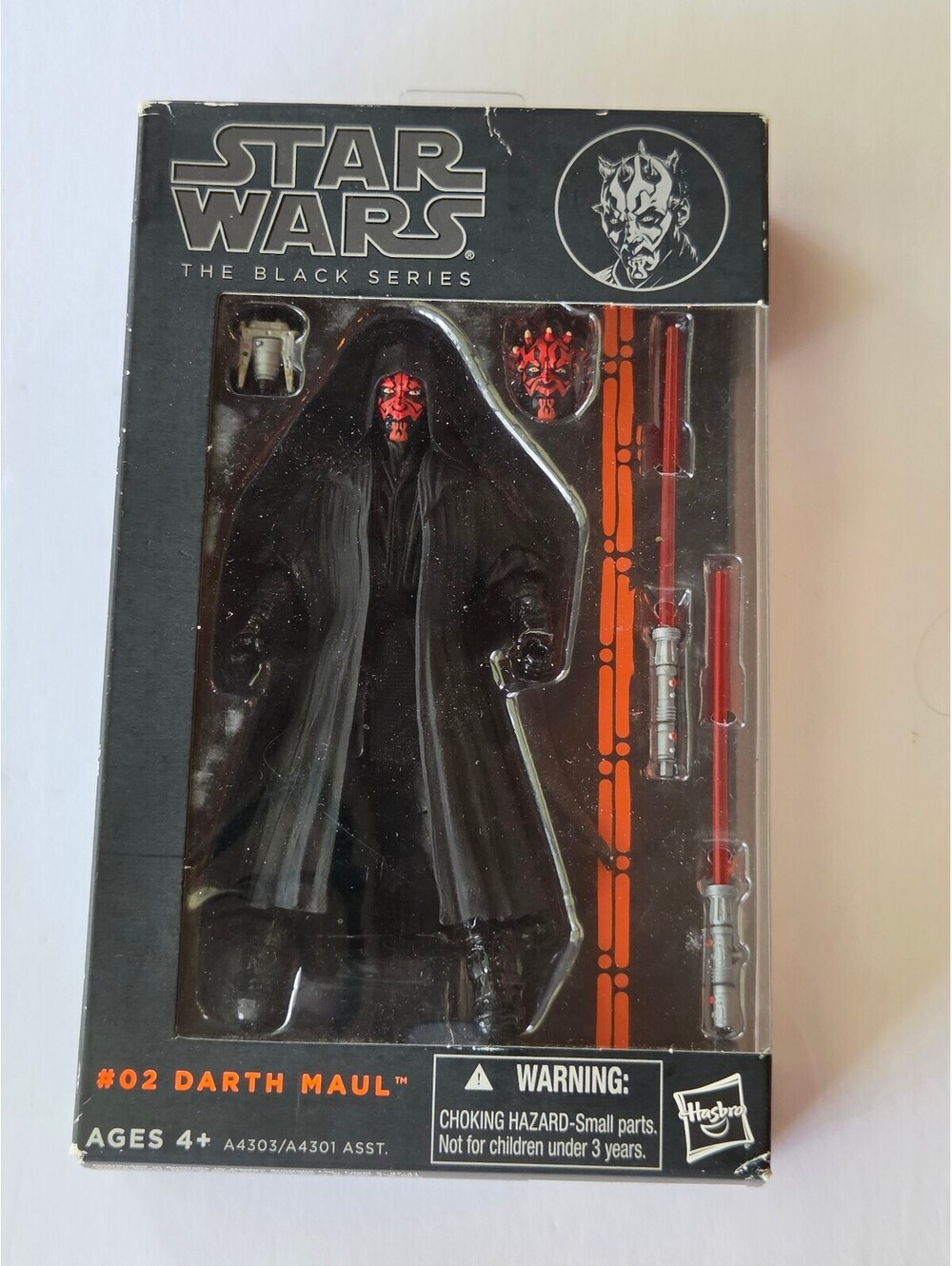 Hasbro Star Wars The Black Series #02 Darth Maul Action Figure 2013 Model New Se